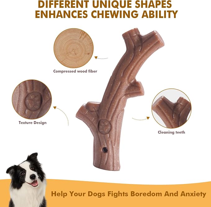 4 Pack Durable Dog Chew Toys for Aggressive Chewers-Puppy Teething Toys - Image 4
