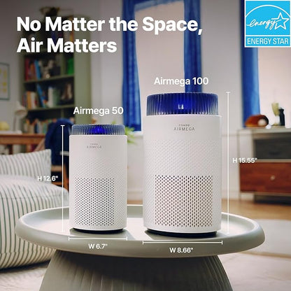 COWAY Air Purifiers for Bedroom Home up to 450 ft², Particulate Filter for Smoke - Image 9