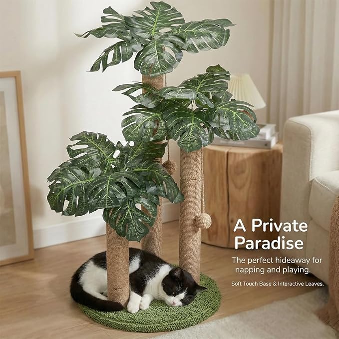 31.5Inch Cat Scratching Post, Cat Scratcher Tree - Image 6