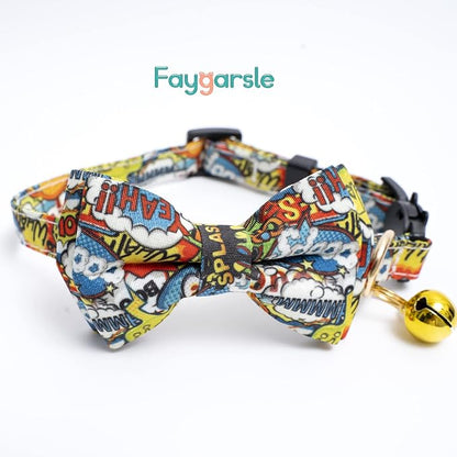 Faygarsle 2 Pack Cotton Designer Breakaway Cats Collar - Image 4