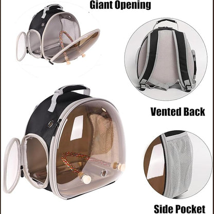 Bird Carrier Cage, Bird Travel Backpack Carrier - Image 4