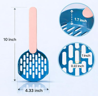 Cat Litter Scoop Sifter, Lightweight & Durable Scooper – Compact Design - Image 5