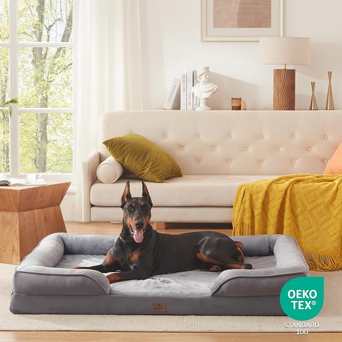 Bedfolks Orthopedic Dog Bed XXL, Waterproof Dog Sofa Bed - Image 8