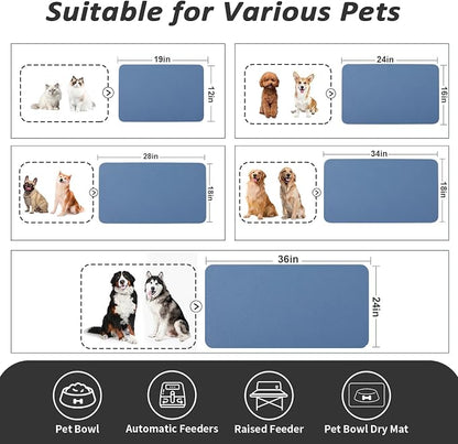 Dog Food Mat - Absorbent Cat Mat - Image 4