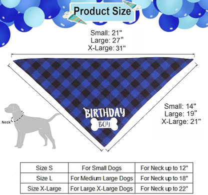ADOGGYGO Boy Dog Birthday Bandana & Bow Set - Image 4