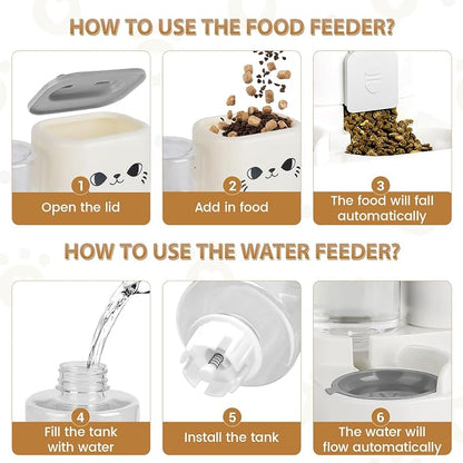 2-in-1 Gravity Pet Feeder & Water Dispenser - Image 6