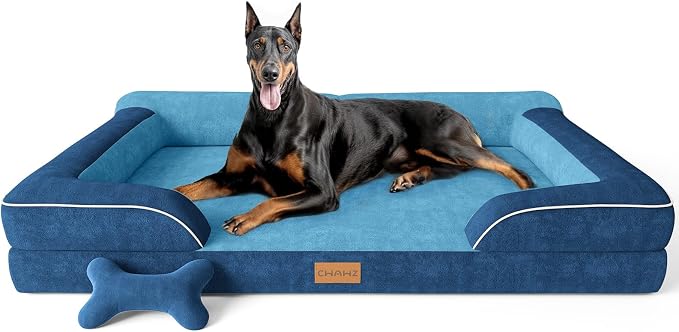 XXL Dog Bed for Extra Large Dogs, Giant Orthopedic Dog Bed by CWAWZ