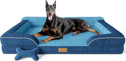 XXL Dog Bed for Extra Large Dogs, Giant Orthopedic Dog Bed by CWAWZ