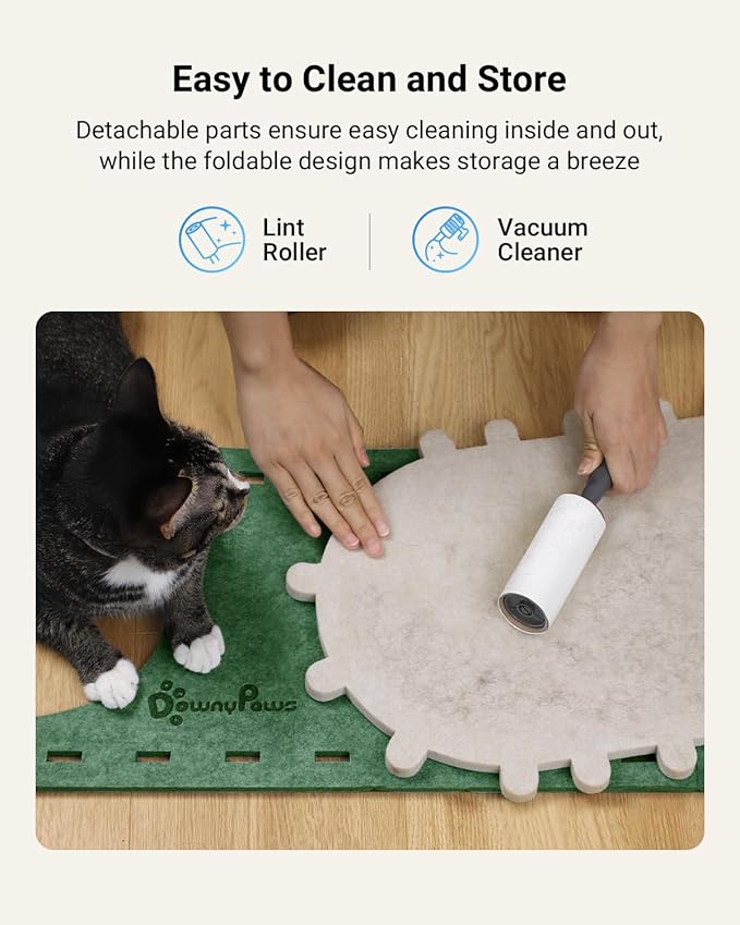DownyPaws Cat House for Indoor Cats, Cat Bed Cave for Multiple & Large Cats Up - Image 7