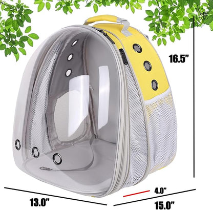 Front Extension Large Cat Backpack Carrier, Fit up to 20 lbs, Space Capsule - Image 2