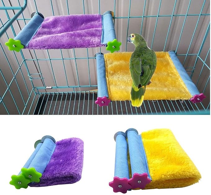 Bird Nest Bed Hammock Toy Hamster Warm Comfortable Hanging House Perch Stand by Litewoo