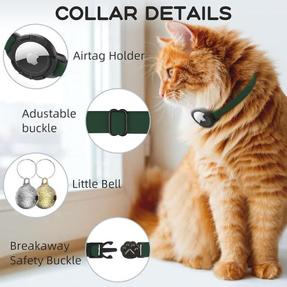 AirTag Cat Collars, Stretchy Collar - Image 3