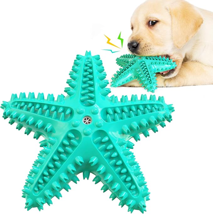Carllg Dog Toys for Aggressive Chewers, Dog Teething Cleaning Toothbrush Toy by Carllg