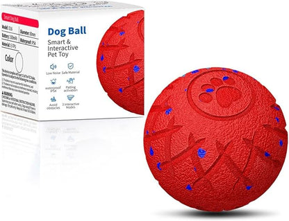 Interactive Dog Ball, Automatic Moving, Bouncing and Rotating, Silent Foam by XINGZUAN