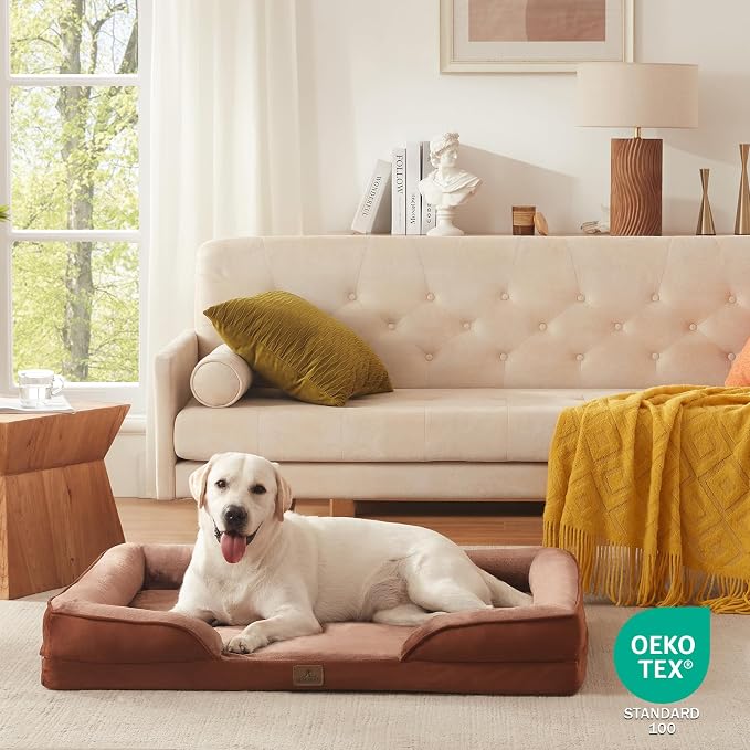 Bedfolks Orthopedic Dog Bed XL, Waterproof Dog Sofa Bed - Image 8