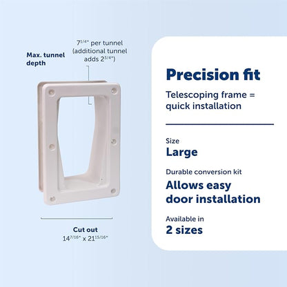 PetSafe Electronic Pet Door Wall Conversion Kit - Image 3