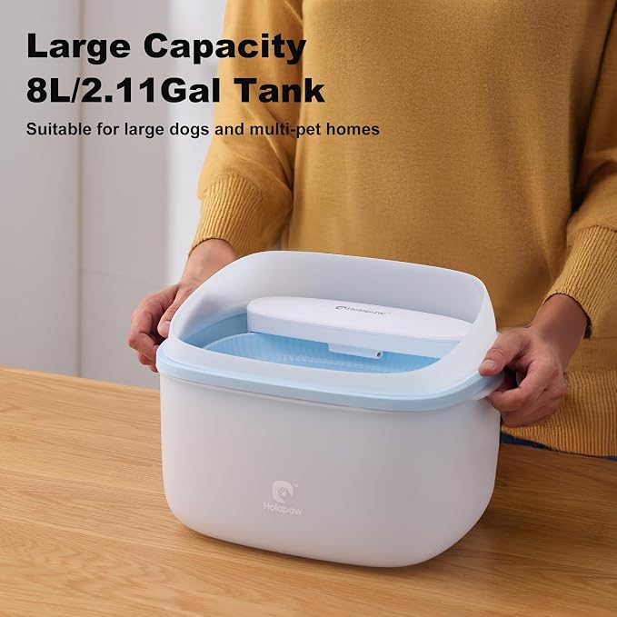 Dog Water Fountain for Large Dogs, 2.1Gal/8L Dog Water Bowl Dispenser, No Spill - Image 3