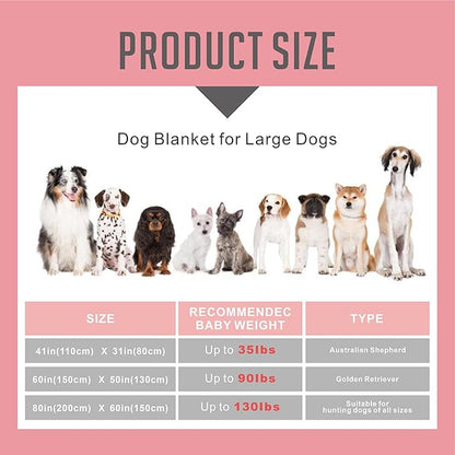 Upgraded Dog Blankets for Large Dogs, Cat Flannel Blankets Washable, - Image 6