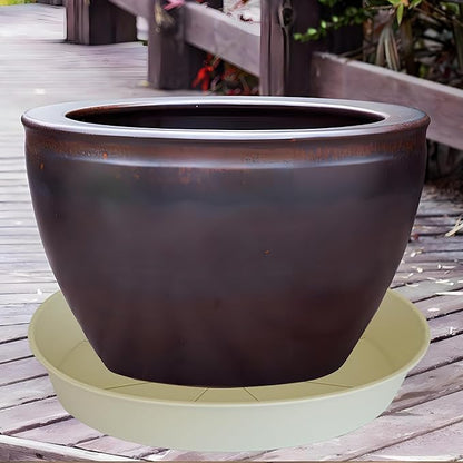 2 Pack of 16 17 inch Plant Saucer, 2.3" Depth, Plant Trays - Image 6