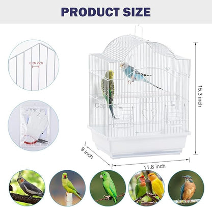 Small Bird Travel Cage-Lightweight Small Birds Starter Kit - Image 4