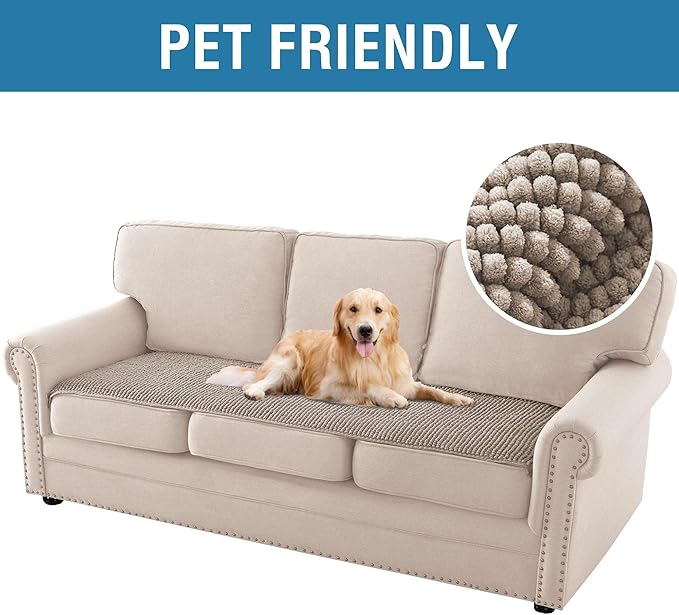 H.VERSAILTEX Plush Chenille Couch Cover - Image 2