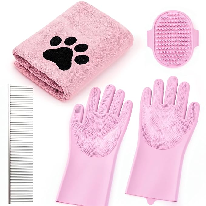 Pet Shower & Bath Supplies，Dog Shampoo Brush Set by Unknown