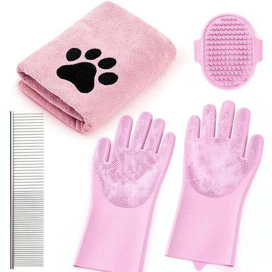 Pet Shower & Bath Supplies，Dog Shampoo Brush Set by Unknown