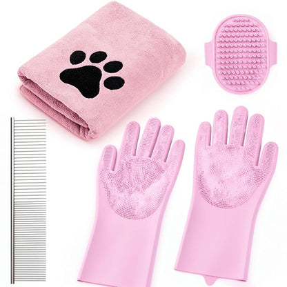 Pet Shower & Bath Supplies，Dog Shampoo Brush Set by Unknown