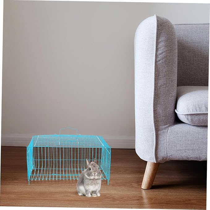 Happyyami Square Pillow Cage for Small Pets Bird Travel Carrier Sturdy Wire - Image 4