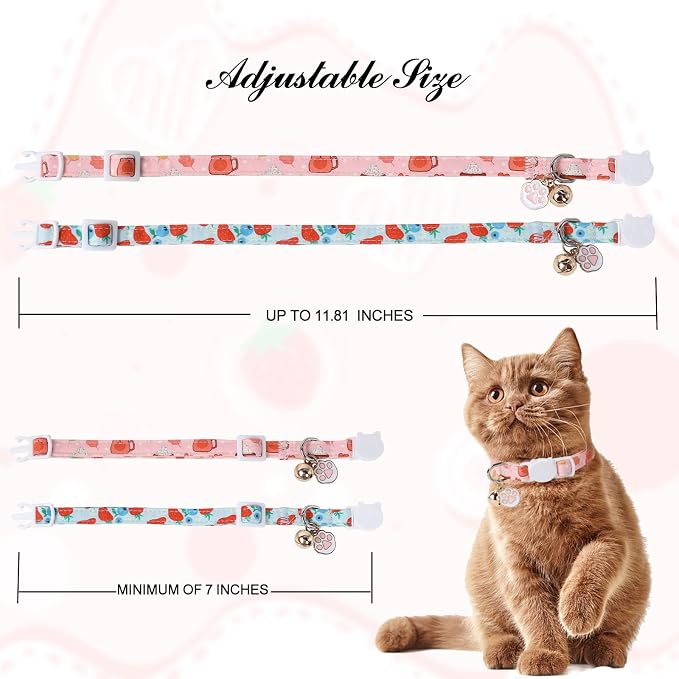 Unique Style Paws Kitten Collar, Cute Cat Collar - Image 2