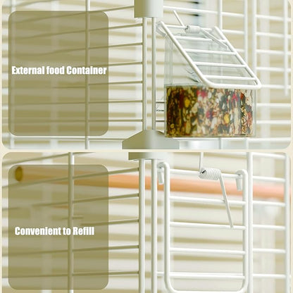 Basic Bird Cage, 24.8inch Parrot Cage, Bird Cage - Image 6