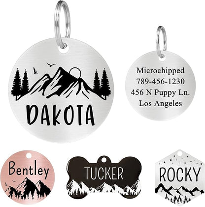 Ultra Joys Stainless Steel Pet ID Tags by UltraJoys