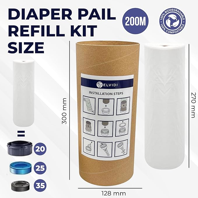 Diaper Pail Refill – Universal for Diaper Disposal Systems | Refill Your Empty - Image 3