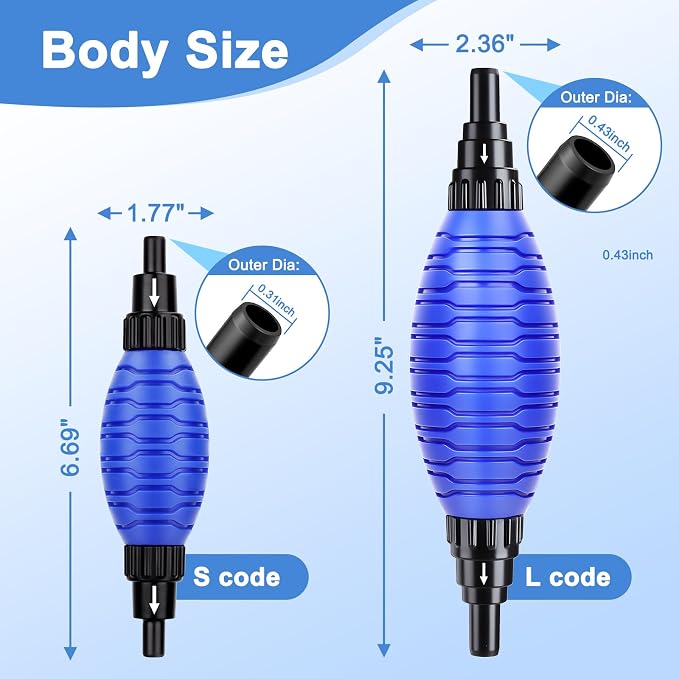 fishkeeper Siphon Ball Pump Head Replacement – Compatible - Image 5