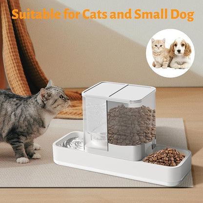 Yummy Sam Automatic Small Pet Feeder and Water Dispenser, 2 in 1 Gravity Cat - Image 7