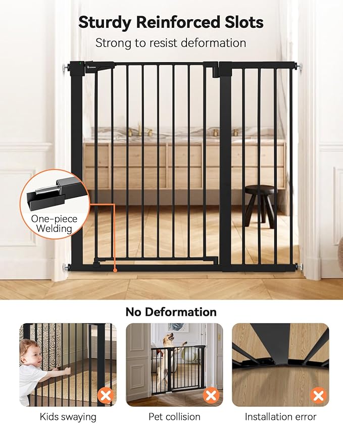 COMOMY 36" Extra Tall Baby Gate - Image 3
