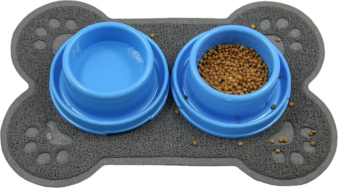 Petlike Pet Feeding Mat for Large Dogs and Cats, Non-Slip and Waterproof Large by PetsLikePetLike
