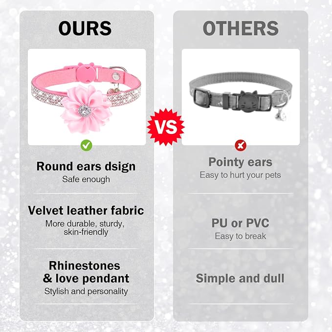 Rhinestone Cat Collar Breakaway - Image 4