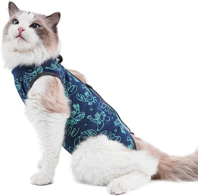 Cat Surgery Recovery Suit Cat Onesie by kzrfojy