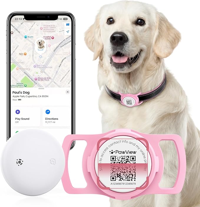 Smart Pet Tracker for Collar by PawView