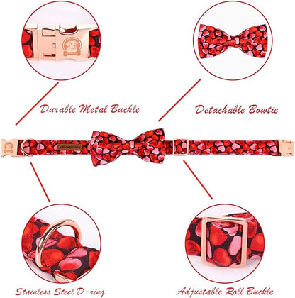 MR. CHUBBYFACE Valentines' Dog Collar - Image 3