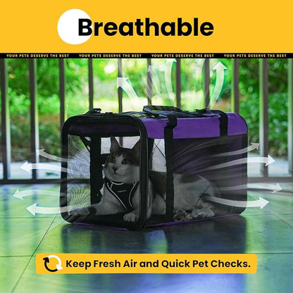 Cat Carrier Bag, Soft-Sided Pet Carriers - Image 7