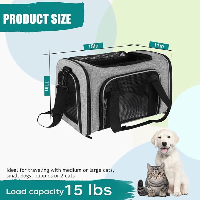 Top tasta Dog Cat Carrier Pet Carriers - Image 2