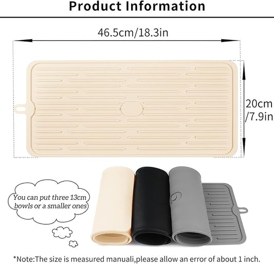 Ptlom Pet Placemat for Dog and Cat, Anti-Slip Waterproof Dogs Feeding Mat - Image 2