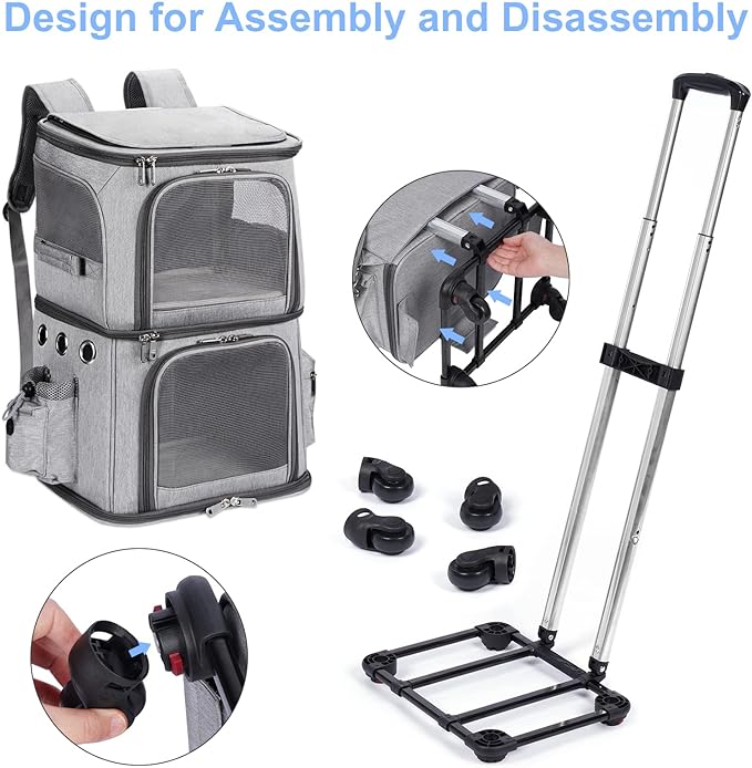 Double-Compartment Pet Carrier Backpack - Image 5