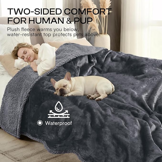 Luciphia Waterproof Pet Blanket, Liquid Pee Proof Dog Blanket - Image 5