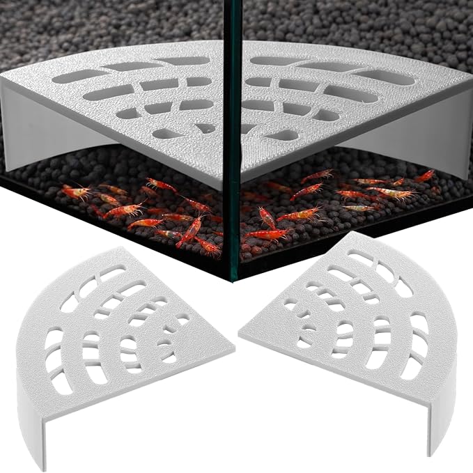 Shrimp Cave 2-Pack – Space-Saving Fan-Shaped Aquarium Cave Decor by Unknown