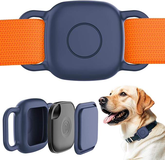 DDJ 2-Pack Dog Collar Holder for Tile Life360 Mate 2022 Tracker, Waterproof by DDJ