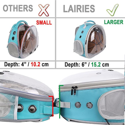 Portable Small Animal Backpack Travel Breathable Pet Carrier Bag Cages - Image 5