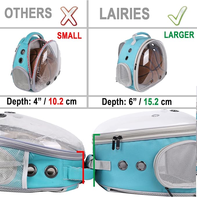 Portable Small Animal Backpack Travel Breathable Pet Carrier Bag Cages - Image 3